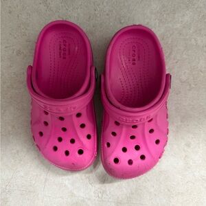 CROCS Kids Clogs - Vibrant Pink size 10